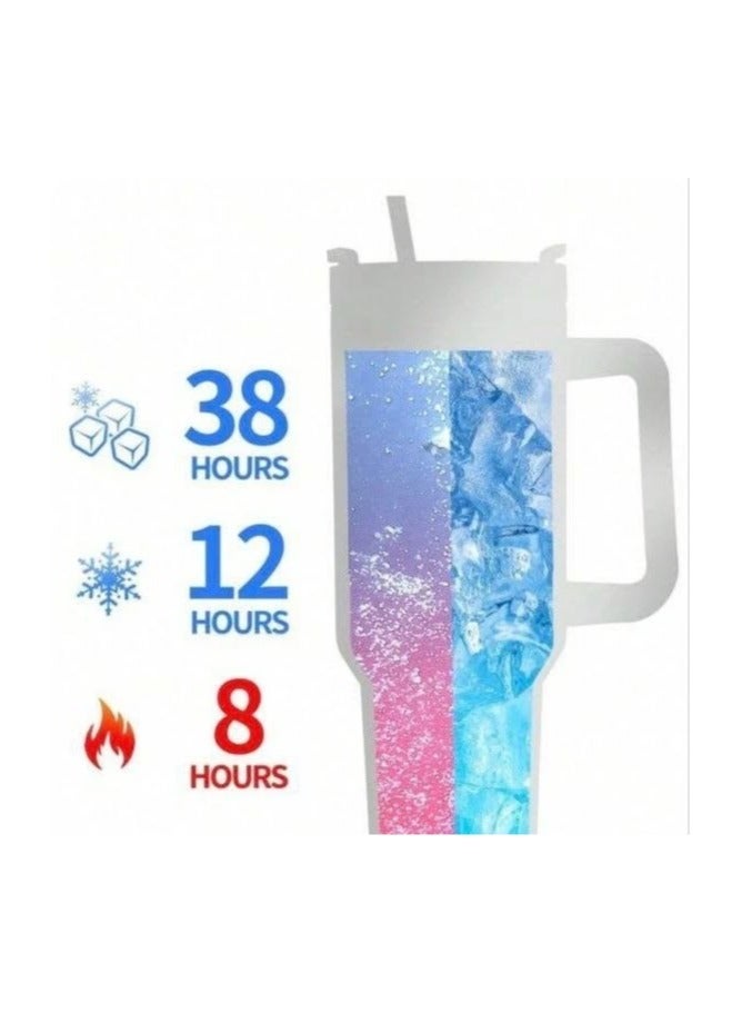 ستانلي كوب كوينشر H2.0 فلوستيت الاصلي من ستانلي مختوم ، معزول بتفريغ الهواء فولاذ مقاوم للصدأ مع غطاء وشفاطة للمياه أو الشاي المثلج القهوة وعصير السموذي وما إلى ذلك 1.18 لتر - Image 2