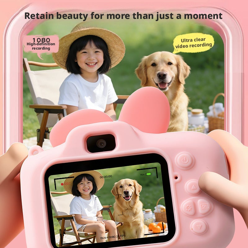 Kids Mini Camera 2.0 Inch LCD Dual HD Camera Photo Video Recorder Birthday Gift - Image 2