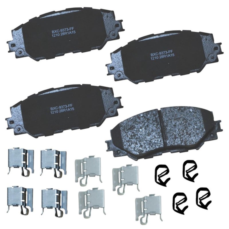 Bendix Premium SBC1210 Ceramic Front Brake Pads for Select Models Lexus HS250h, Pontiac Vibe, Scion xB, xD, Toyota Corolla, Matrix, Prius V, RAV4 - Image 1