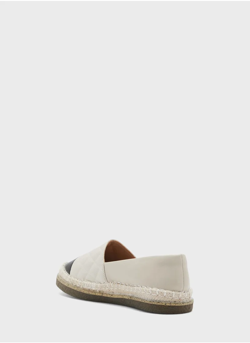 ELLA Quilted Slip On Espadrille