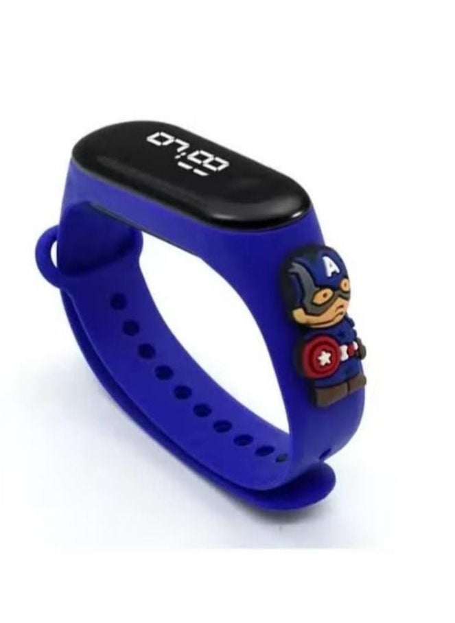 Spiderman Kids LED Digital Watch 6 pcs