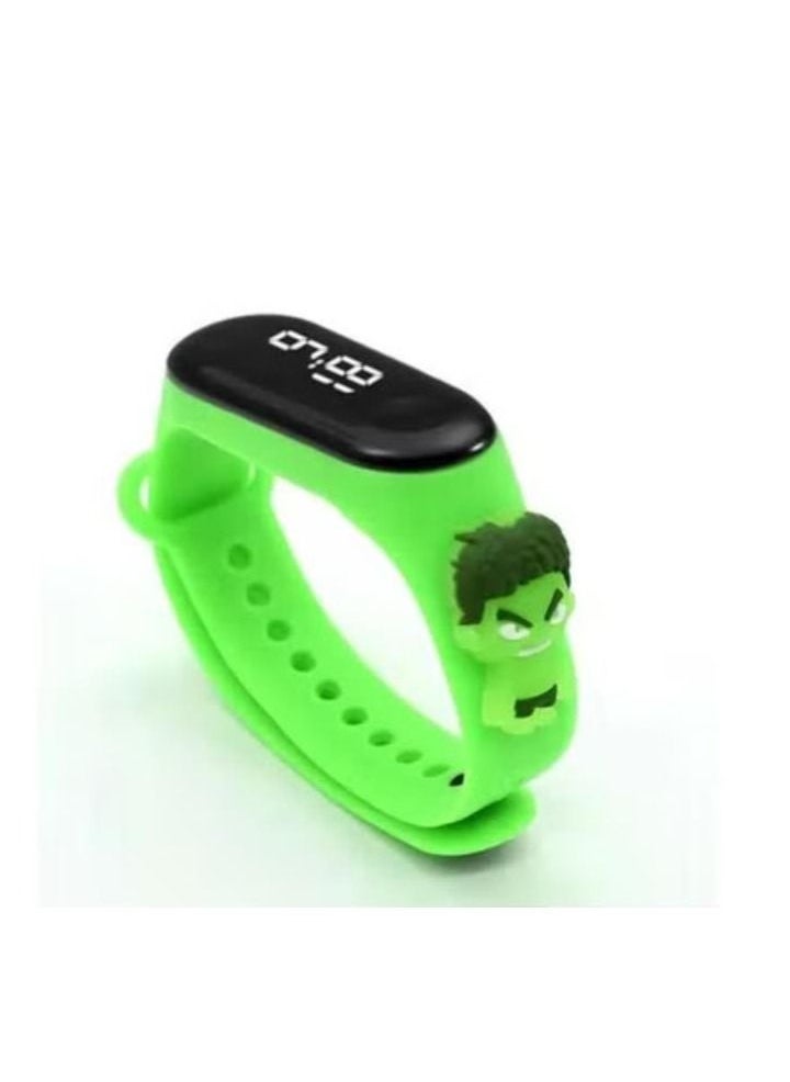 Spiderman Kids LED Digital Watch 6 pcs