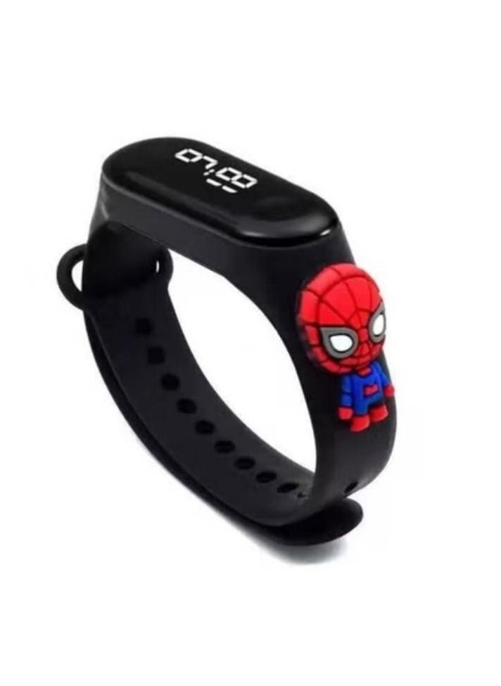Spiderman Kids LED Digital Watch 6 pcs
