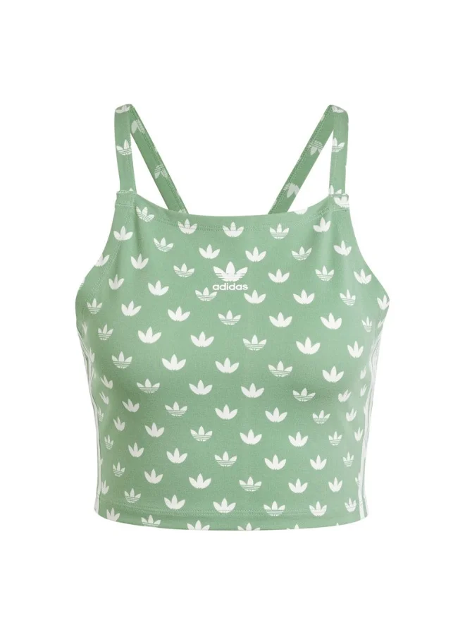 اديداس اوريجينالز MONO 3S CROP Green Originals Women TOPS