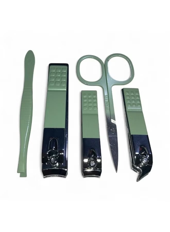 10 pcs Set Of Nail Clippers, Pedicure Clippers. With Leather Bag - Image 4