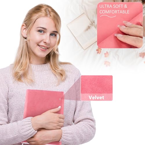 APLUFINE Small Book Covers for 5.5–6" × 2" × 8" Books, Velvet Reusable Fabric Book Cover with Pockets, Adjustable Book Protector for Paperbacks, Journals & Bibles - Image 5