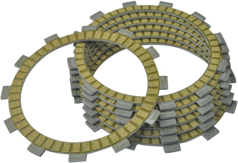 QASULER 7PC Motorcycle Friction Clutch Plates - Image 1