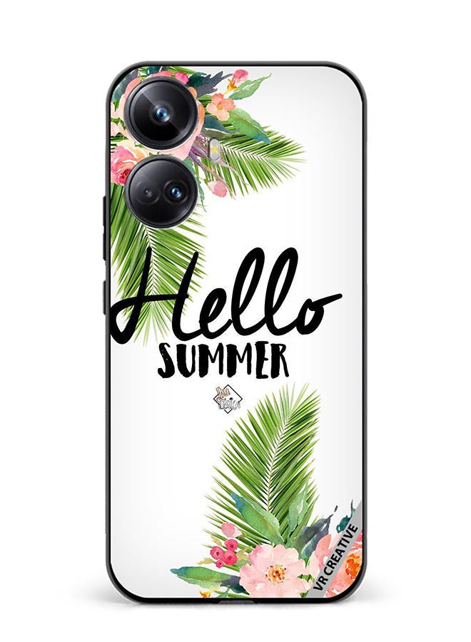 VR CREATIVE Protective Case Cover For Realme 10 Pro Plus Hello Summer Design Multicolour - Image 1