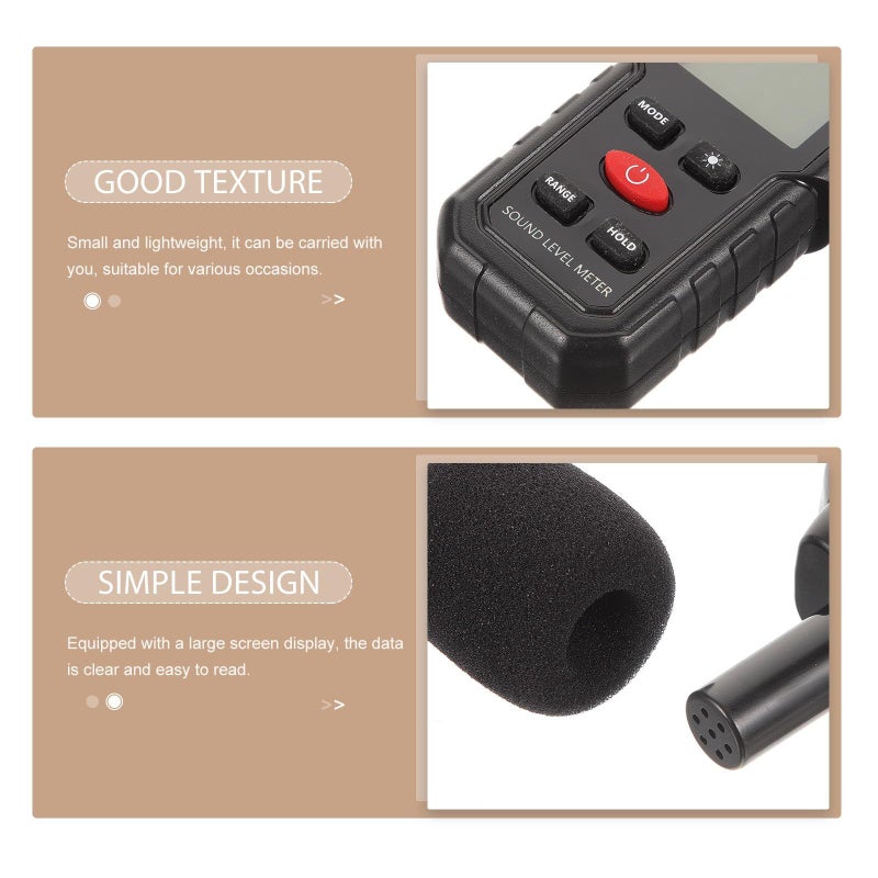 مقياس ديسيبل محمول Mipcase لاختبار الضوضاء مع شاشة LCD للاستخدام المنزلي والصناعي - Image 4