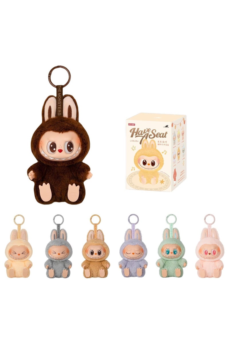 Pop Mart x Coarse Pop Mart The Monsters Labubu – Plush Keychain & Vinyl Blind Box Figure | Secret Random Design (Love, Hope, Serenity, Luck, Happiness, Loyalty) | Cute Collectible Gift for Kids & Teens - Image 1