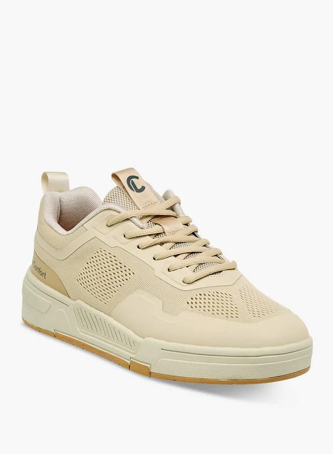 Le Confort Men Lace-Up Ankle Sneakers