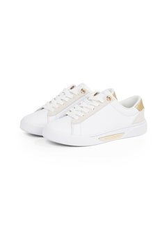 TOMMY HILFIGER Logo Detail Lace Up Low Top Sneakers  - Image 3