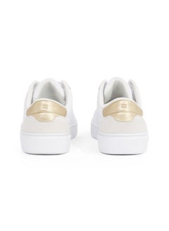 TOMMY HILFIGER Logo Detail Lace Up Low Top Sneakers  - Image 4