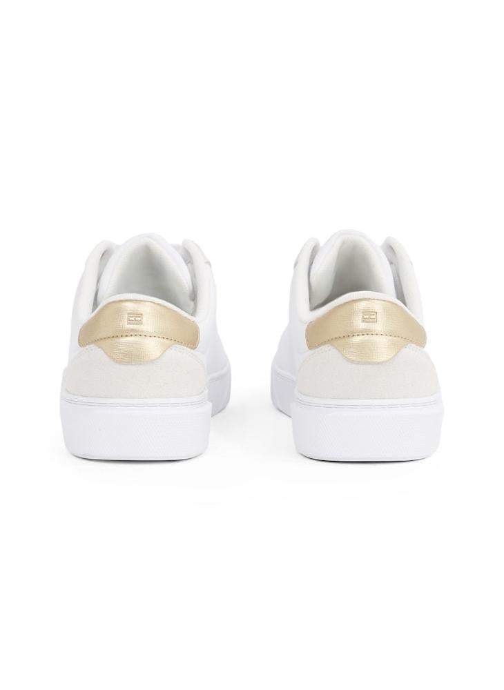 TOMMY HILFIGER Logo Detail Lace Up Low Top Sneakers  - Image 4
