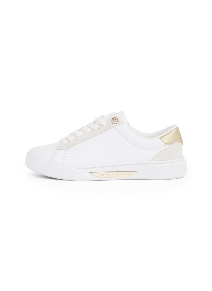TOMMY HILFIGER Logo Detail Lace Up Low Top Sneakers  - Image 2