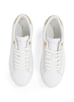TOMMY HILFIGER Logo Detail Lace Up Low Top Sneakers  - Image 5