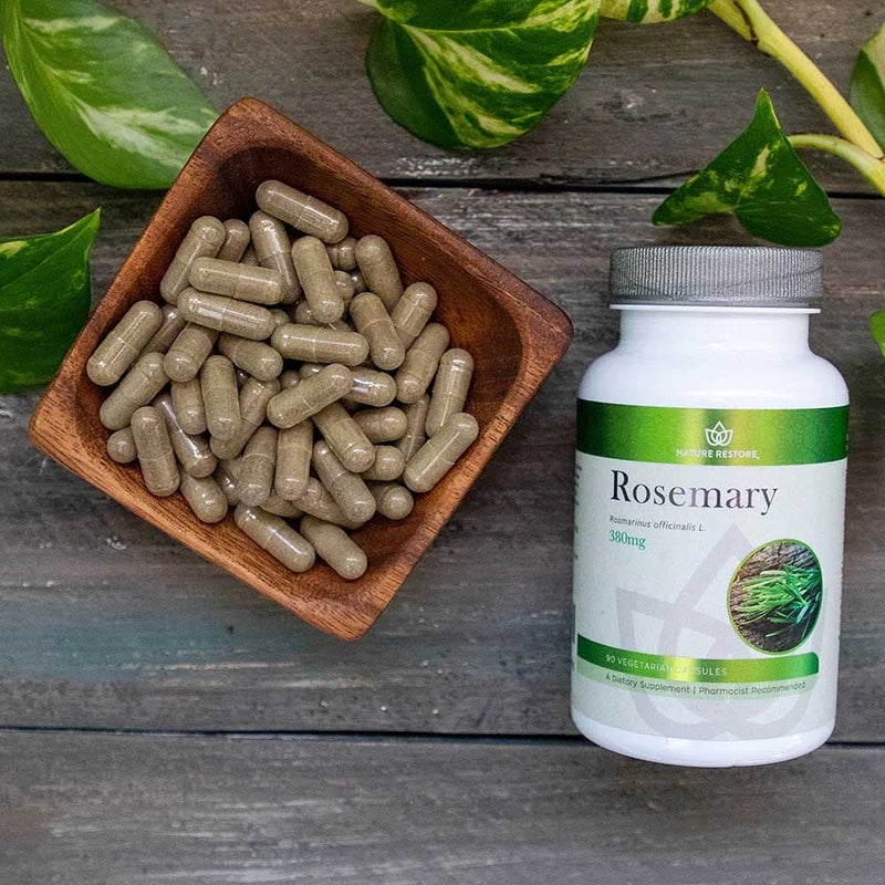 Nature Restore Rosemary Extract Supplement, Standardized to 20 Percent Carnosic Acid, 90 Capsules, Manufactured in USA, Non GMO, Gluten Free - Image 5