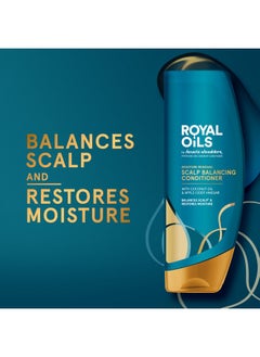 Head & Shoulders Head & Shoulders Conditioner, Moisture Renewal, Anti Dandruff Treatment and Scalp Care, Royal Oils Collection with Coconut Oil, for Natural and Curly Hair, 13.5 fl oz  - Image 5