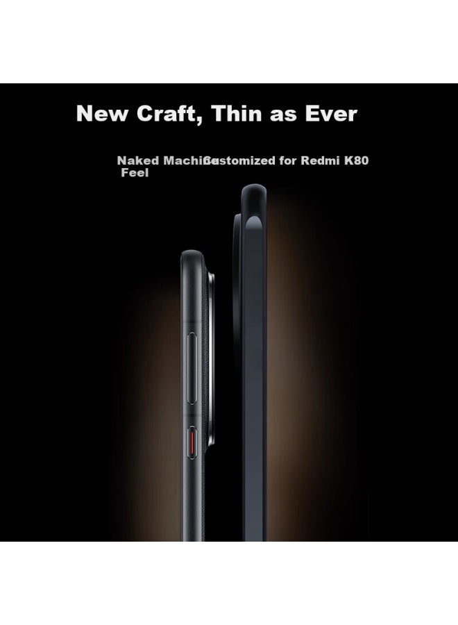 Neyaa Redmi K80 Phone Case, Redmi K80 Protective Cover, Full Coverage Lens, Ultra-thin Semi-transparent Skin Feel Frosted Silicone Soft Edge Anti-fall Simple Uni - Image 2