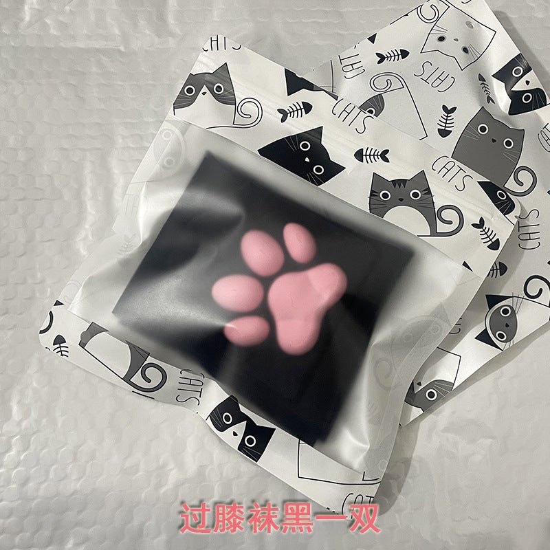 3D Cat Claw Socks Cute Lori Lolita Secondary Cos Animation Over-the-Knee Socks Long Silicone Meat Pad Cat Claw Socks - Image 1