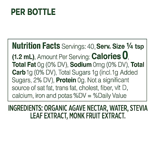 Whole Earth Stevia & Monk Fruit Liquid Sweetener, Original, No Erythritol, Squeeze Bottle, 1.62 Fl Oz (Pack of 12) - Image 3