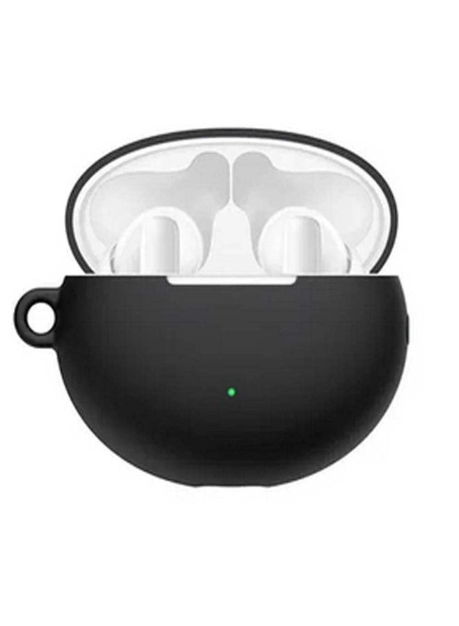 Soft Silicone Protective Cover with Finger Ring Strap for Huawei Freebuds 3 - Shockproof, Anti-Slip, Stylish (Black) - Image 2