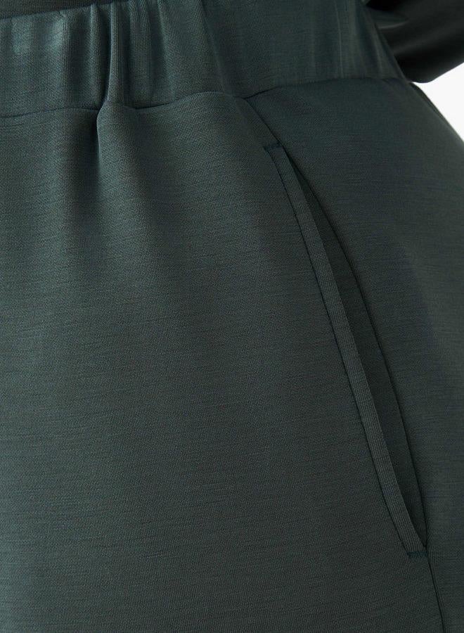 Ulla Popken Relaxed Fit Elasticated Waist Wide Leg Pants - Image 5