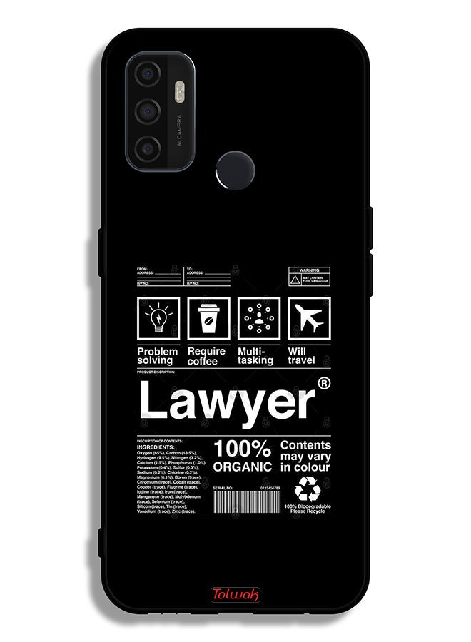 Tolwak Oppo A53s Protective Case Cover Lawyer Sticker - Image 2