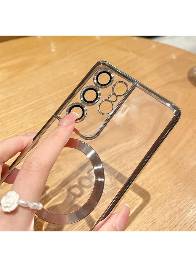 اس-توب جراب لهاتف Samsung Galaxy S22 Ultra 5G مصنوع من مادة TPU المطلية بالكهرباء مع جراب مغناطيسي Magsafe - Image 4