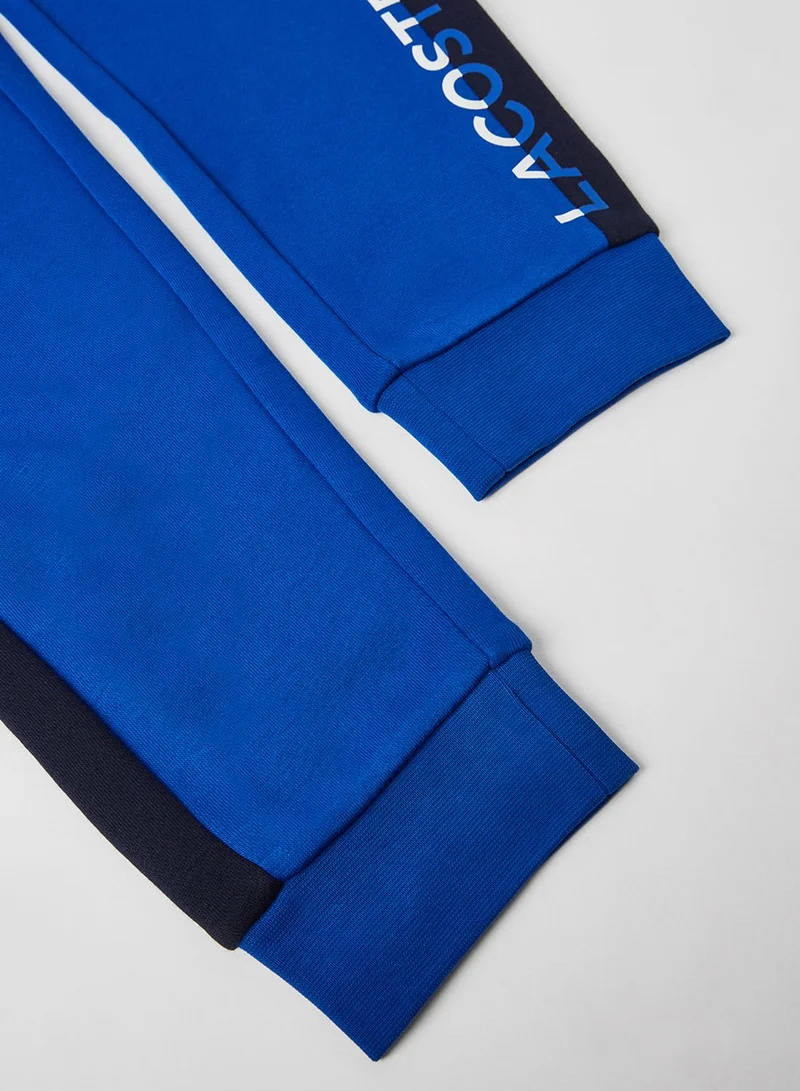 LACOSTE Kids Fleece Tracksuit Pants
