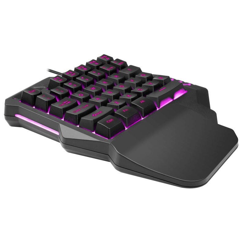 RGB Backlit Gaming Keyboard Ergonomic Curved Layout Macro Recording RGB Backlit USB Plug Play Keyboard for Win Android iOS Linux - Image 2