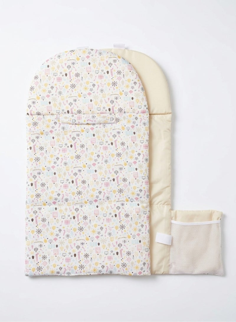 Junior Baby Girl Changing Mat Foldable Christmas Print 0228-61 - Image 3