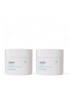 Glycolic Resurfacing Face Pads For Smoother Skin Glycolic Acid Exfoliates Dead Skin Cells Presoaked Cotton Pads Vitamin E Aloe 2 Pack (60 Pads Each)