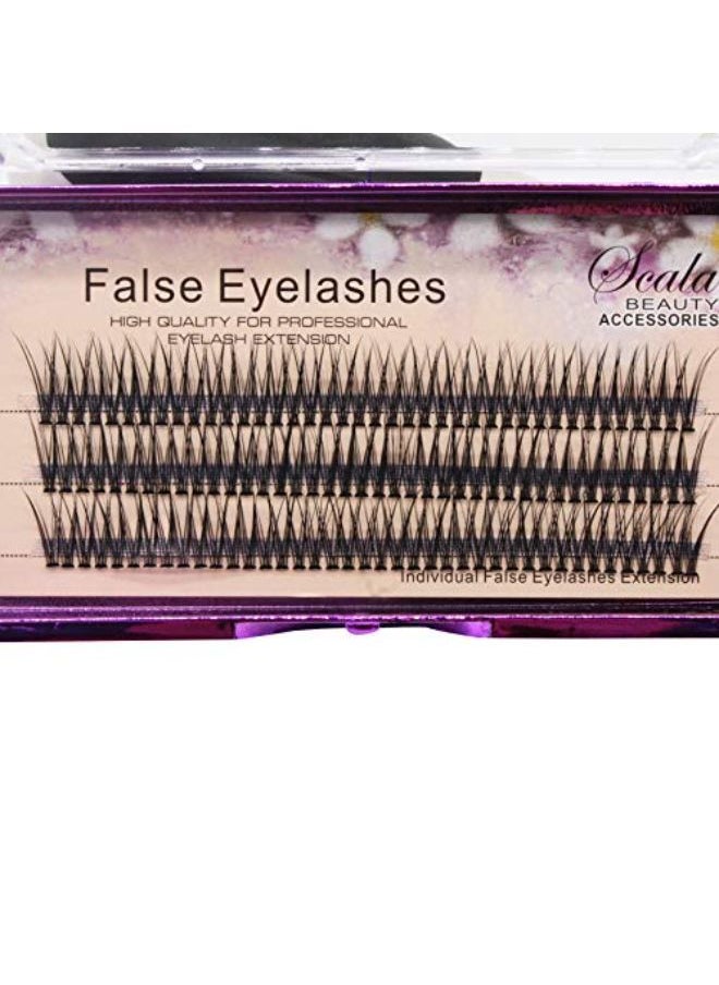 Bodermincer Scala 20 Roots 120Pcs 0.07Mm Fish Tail Natural Soft Long Mink False Eyelashes Individual Lashes Handmade Fake Eyelashes Extension (14Mm)  - Image 3