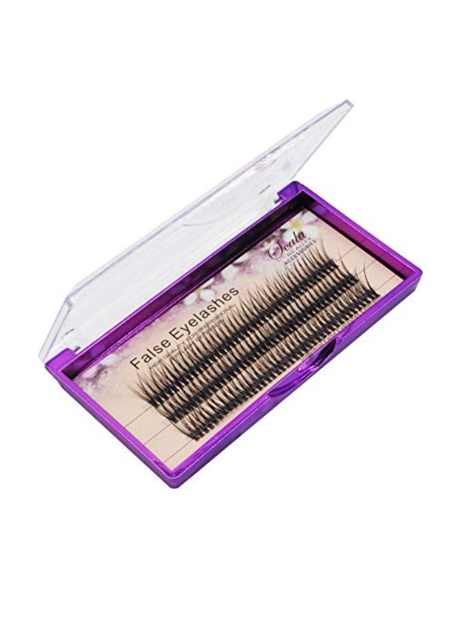 Bodermincer Scala 20 Roots 120Pcs 0.07Mm Fish Tail Natural Soft Long Mink False Eyelashes Individual Lashes Handmade Fake Eyelashes Extension (14Mm)  - Image 5