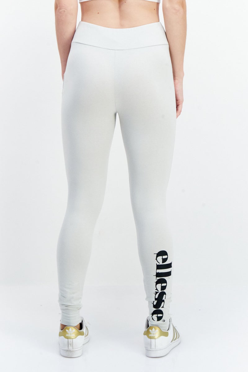 Ellesse x MJB Women Brand Logo Training Leggings, Grey - Image 2
