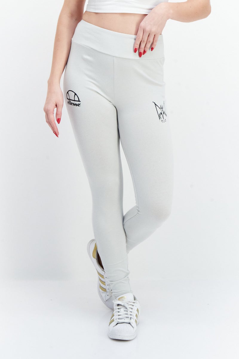 Ellesse x MJB Women Brand Logo Training Leggings, Grey - Image 1