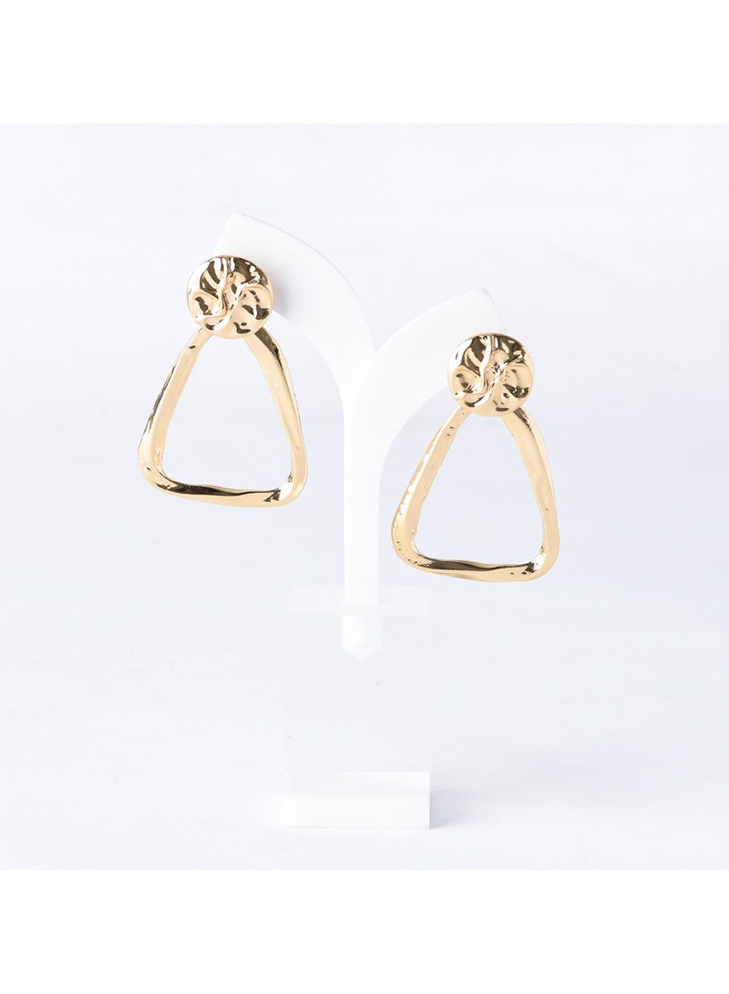 Akher el Ankoud Triangle Dangle Earrings  - Image 2