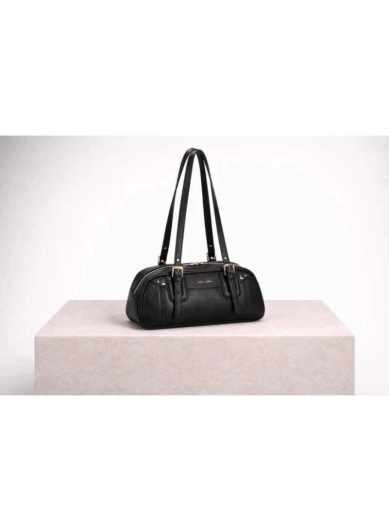 David Jones black David Jones Classic archive super roomy tote bag- 2026 trendy leather bag unique chic shoulder bag model cm7859-y2k design for stylish everyday and formal outfits for Women | Best Price UAE