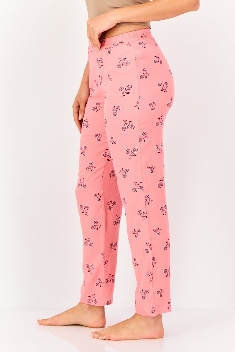 zivame Women Allover Print Pull On Pyjamas, Multicolor - Image 2