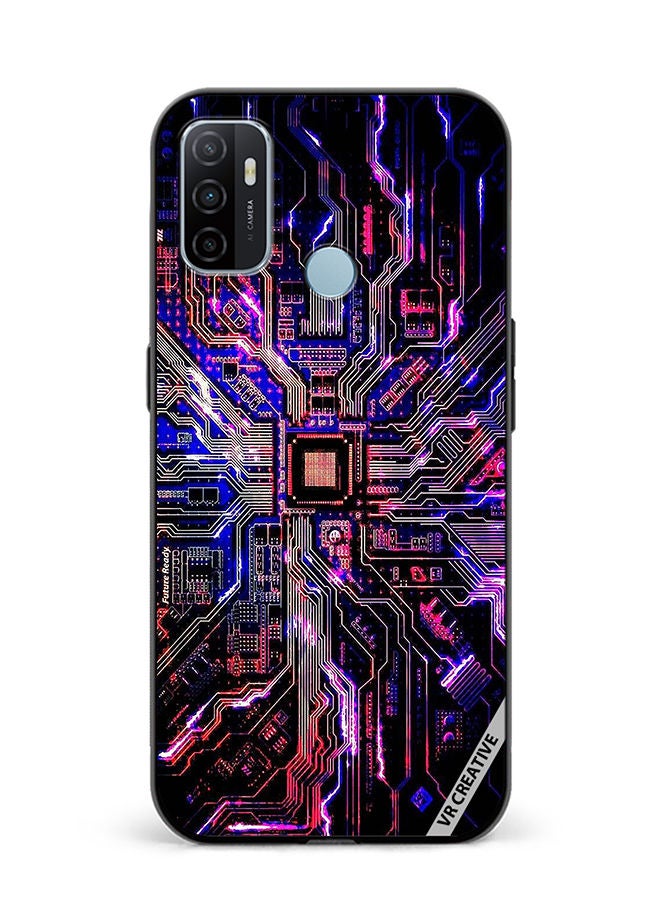 VR CREATIVE Protective Case Cover For Oppo A53 Techno Color Design Multicolour - Image 1