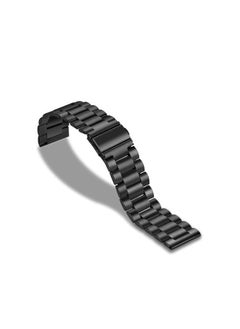 Generic Quick Release Stainless Steel Metal Replacement Straps 20mm Compatible With Amazfit Bip U Pro / Bip / Bip Lite / Bip S / Bip S Lite / Bip U Smartwatch -Black  - Image 2