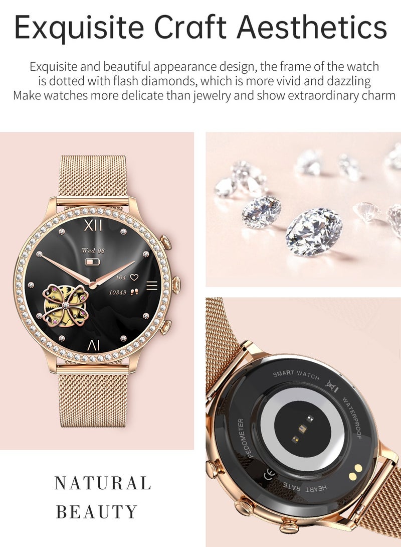 LIGE Newest Fashion Smart Watch for Ladies Bluetooth Call Smart Bracelet Waterproof Smartwatch Women  - Image 5