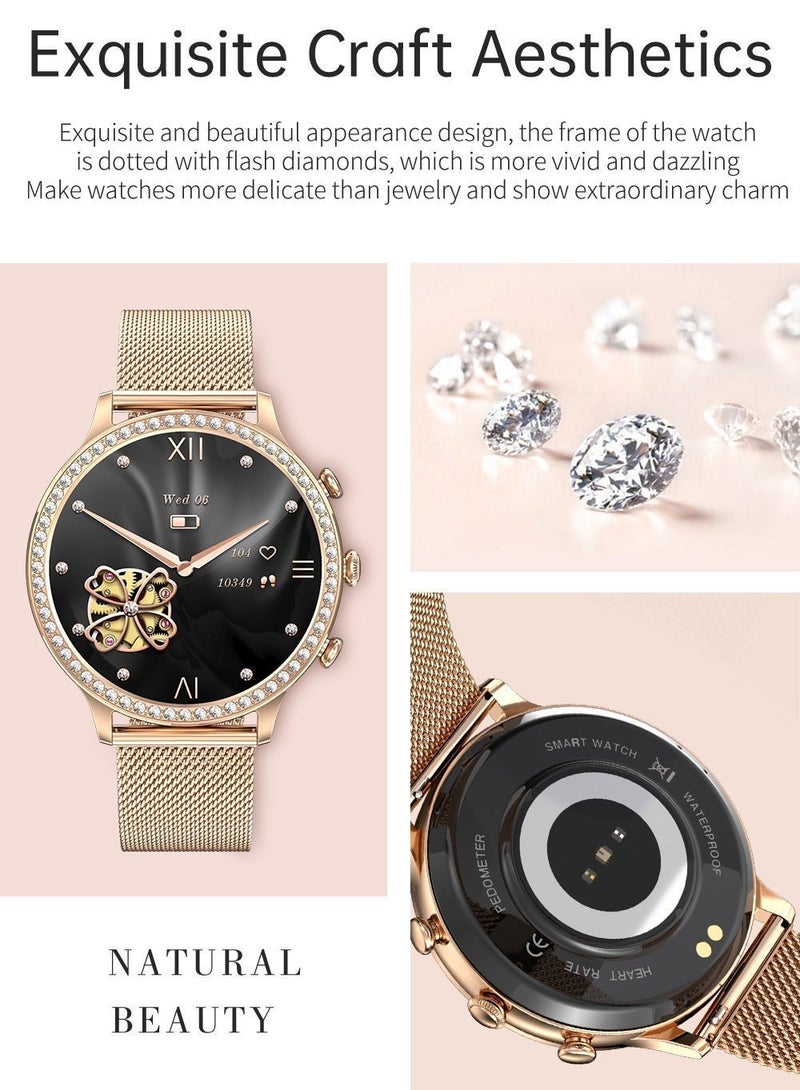 LIGE Newest Fashion Smart Watch for Ladies Bluetooth Call Smart Bracelet Waterproof Smartwatch Women - Image 5