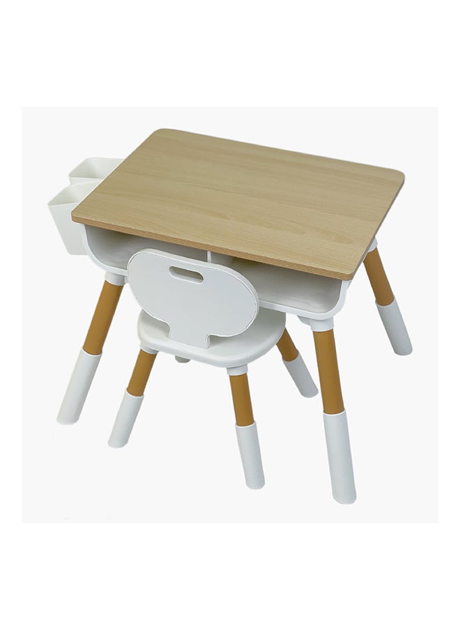 Home Box Iris Puma Study Table with Chair 66 x 55.5 x 52 cm  - Image 4