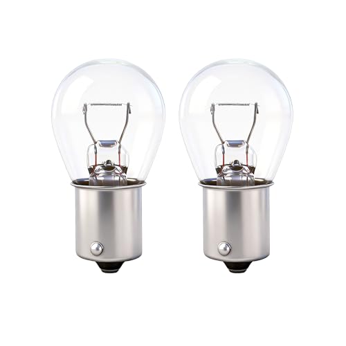 Kadiby 2 Pack 1156 Bulb 1156NA P21W S25 1141 7506 Ba15s 12v 32cp Automotive Long Life TailStopBackupReverse Light Bulbs Clear Mini RV Bulbs Fit for Wrangler Sportage Safari Elantra Sonata - Image 1