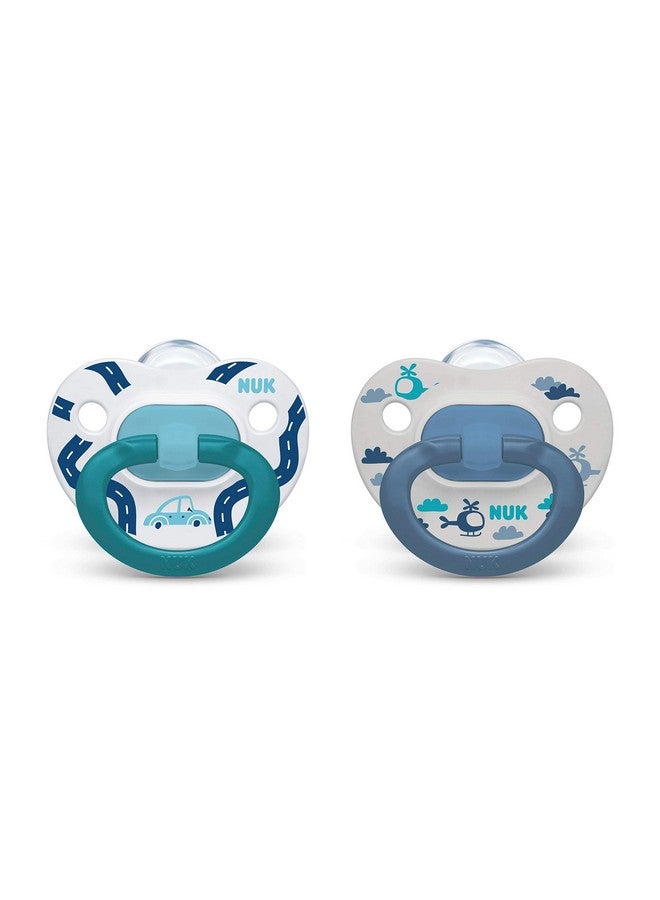 NUK Orthodontic Pacifiers Blue 1836 Months Pack Of 2 - Image 2