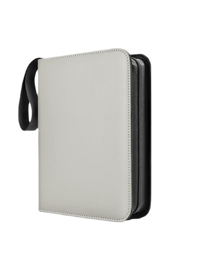 JSD Batch Pokemeng Solid Color Business Card Book 4 9 Pu Game Card Book Altman Collection Zipper - Image 3