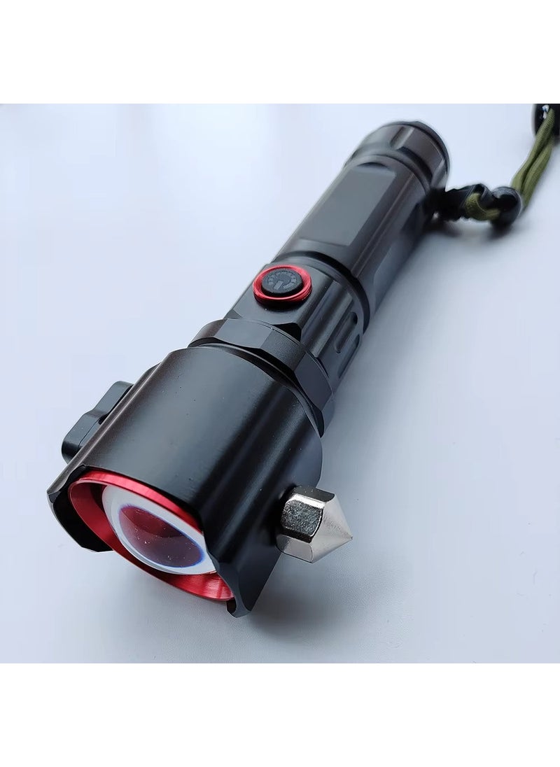 Tarez OR-2210-TG Rechargeable Flashlight, Telescopic Zoom Emergency Flashlight, 8800 Mah Battery 30 Watt  - Image 3