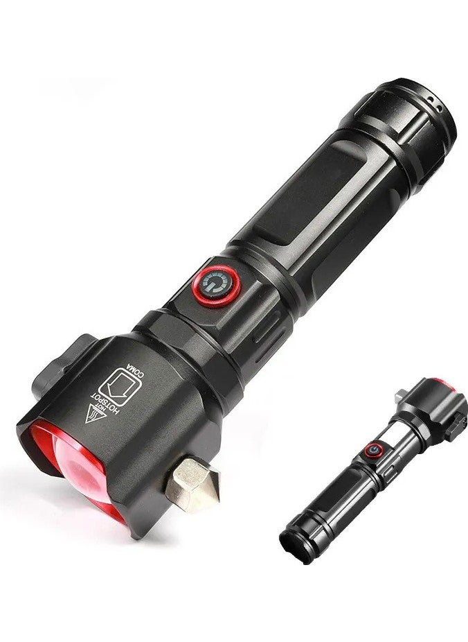 Tarez OR-2210-TG Rechargeable Flashlight, Telescopic Zoom Emergency Flashlight, 8800 Mah Battery 30 Watt  - Image 1